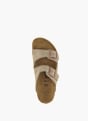 Birkenstock Flache Pantolette Taupe 95613 3