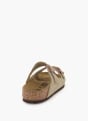 Birkenstock Flache Pantolette Taupe 95613 4