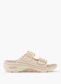 Skechers Flache Pantolette Creme 95784 2