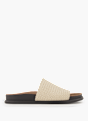 Vagabond Flache Pantolette Creme 96043 2
