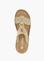 Rieker Chaussons Crème 96195 4