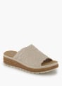 Rieker Flache Pantolette Creme 96199 1