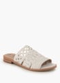 Sioux Flache Pantolette Weiss 96272 1