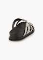 NEWD Flache Pantolette Silber 96320 4