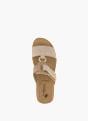 Wellness Offener Hausschuh Beige 96337 3
