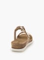 Wellness Offener Hausschuh Beige 96337 4