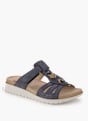 Wellness Offener Hausschuh Blau 96338 1