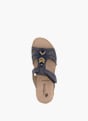 Wellness Offener Hausschuh Blau 96338 3
