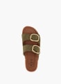 Varese Flache Pantolette Grün 95050 3