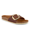 Birkenstock Flache Pantolette Cognac 94437 1