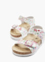 Cupcake Couture Sandália com separador de dedos branco 350 5
