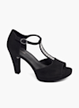 Graceland Zapatos peep-toes negro 13483 1