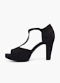 Graceland Zapatos peep-toes negro 13483 3