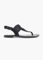 Graceland Sandály s oddělovačem prstů černá 553 1