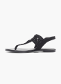 Graceland Sandály s oddělovačem prstů černá 553 2