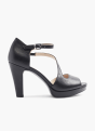 Graceland Zapatos peep-toes schwarz 7708 1