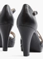 Graceland Zapatos peep-toes schwarz 7708 4