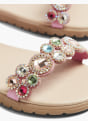 Graceland Sandale cu separator între degete rosa 689 5