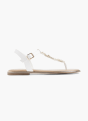 Graceland Sandály s oddělovačem prstů bílá 6972 1