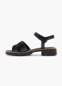 Graceland Sandále čierna 6036 2