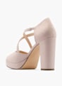 Graceland Sapatos peep-toe pink 13120 3