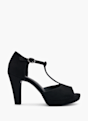 Graceland Zapatos peep-toes negro 13483 2