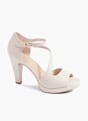 Graceland Zapatos peep-toes beige 20435 6
