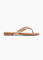 Graceland Sandal med tå-split Beige 4184 1