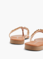 Graceland Sandal med tå-split Beige 4184 4