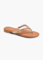 Graceland Sandal med tå-split Beige 4184 6