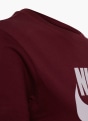 Nike T-shirt vinrød 7113 4