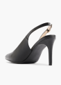 Graceland Slingback salonarji Črna 7337 3