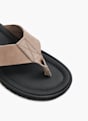 AM SHOE Sandal med tå-split Taupe 3772 2