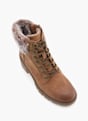 TOM TAILOR Botine cu șireturi Coniac 43721 2